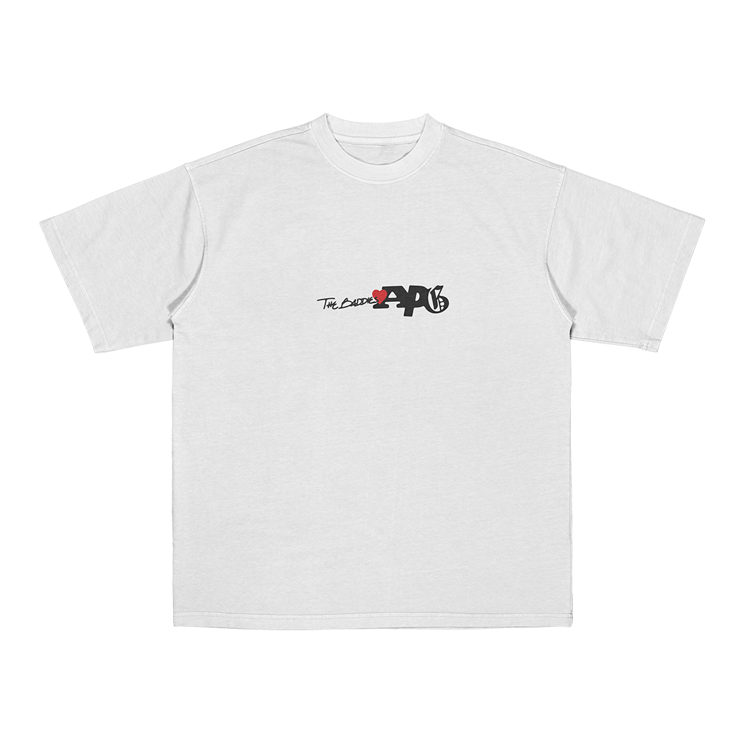 The Baddies Heart APG T-Shirt V2 (White)